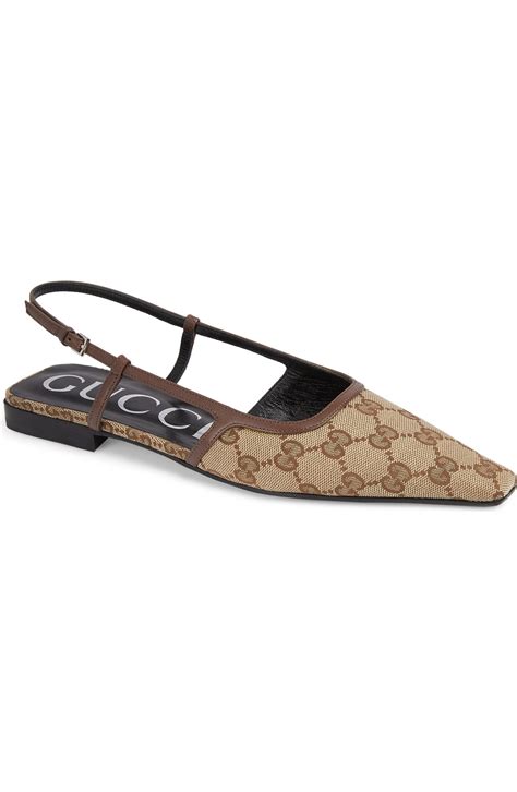 Gucci Demi GG Slingback Flat (Women) 